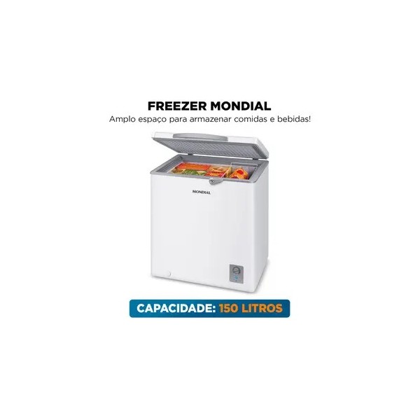 Freezer Horizontal Mondial 150L FHZ-01-W150 73111-01