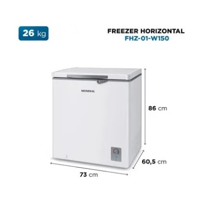 Freezer Horizontal Mondial 150L FHZ-01-W150 73111-01