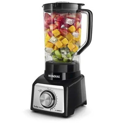 Copo Liquidificador Mondial Premium L1000 Preto Cristal - MICROMAX