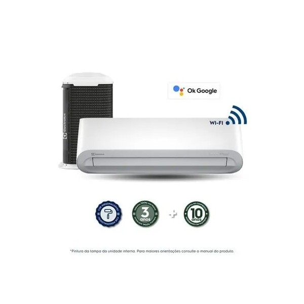 Ar Condicionado Split Hi Wall Electrolux Color Wi-Fi Inverter 12.000 Btus Frio 220v R-32