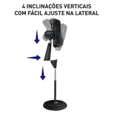Ventilador de Coluna Arno X-Treme 7 40cm 7 Pás 3 Velocidades 150W VE7C