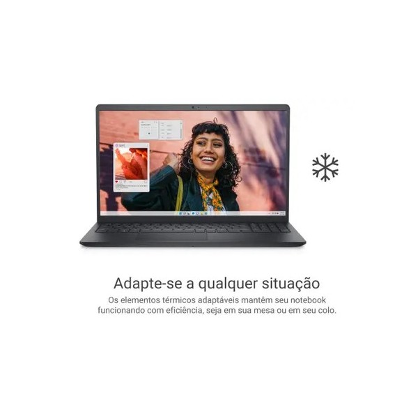 Notebook Dell Inspiron 15 I15-I3100-A15P Intel Core 3 8GB RAM 512GB SSD 15,6"