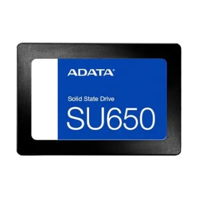 SSD Adata SU650, SATA, 240GB, 2.5", Leitura: 520MB/s e Gravação: 450MB/s, Preto