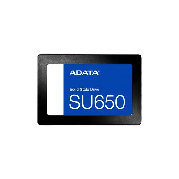 SSD Adata SU650, SATA, 240GB, 2.5", Leitura: 520MB/s e Gravação: 450MB/s, Preto