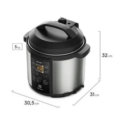 Panela de Pressão Elétrica 6L Electrolux PCC20 4340AJBR483 Rita Lobo