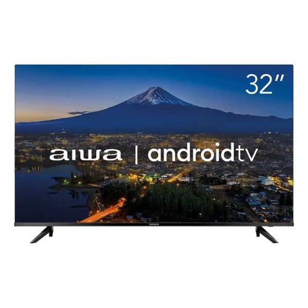 Smart TV AIWA 32” Android HD Borda Ultrafina HDR10 Dolby Áudio AWS-TV-32-BL-02-A